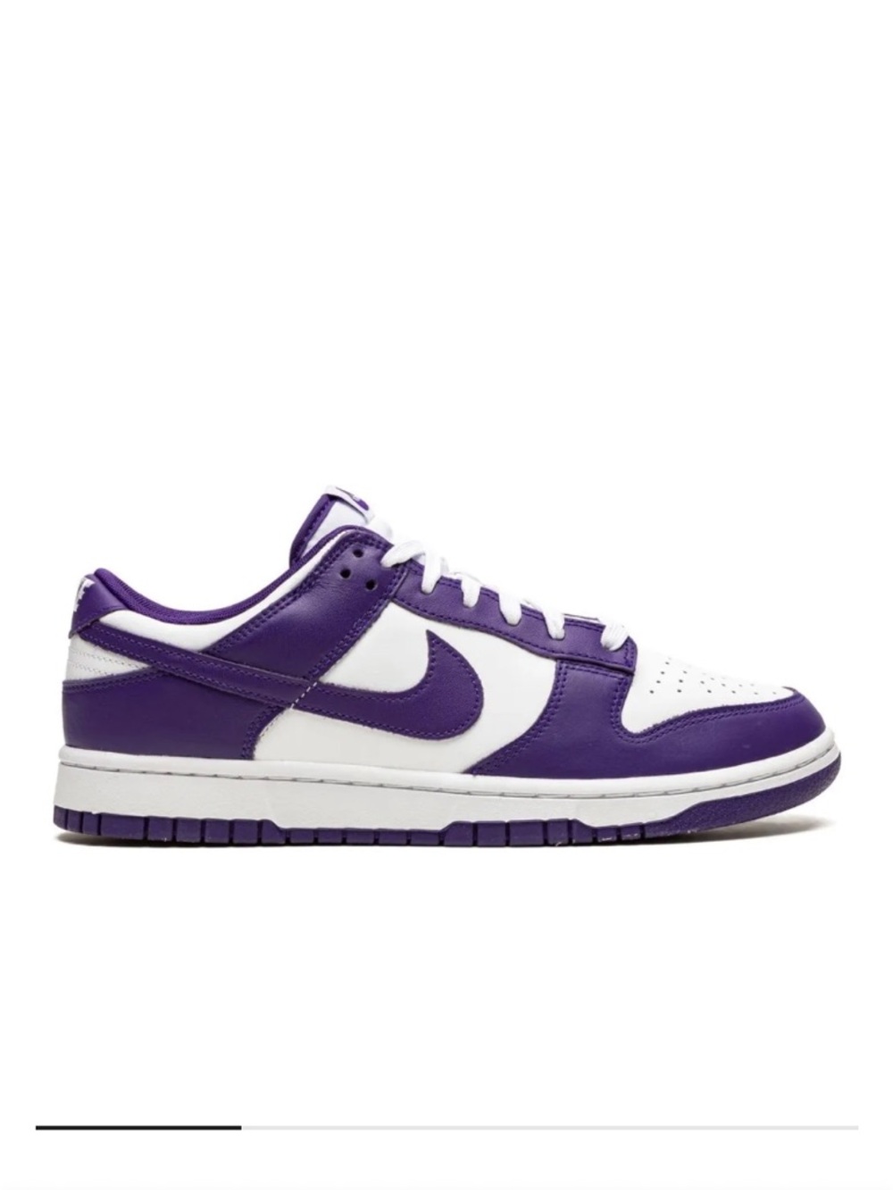 Nike Dunk Low Retro Court Purple Mens size 13